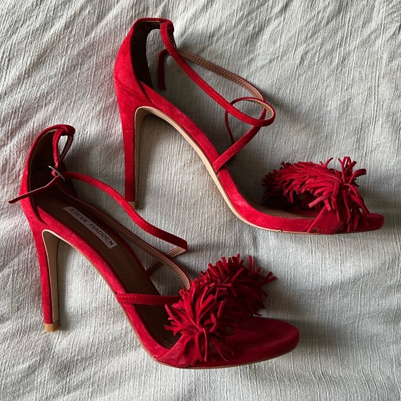 RED HOT 🔥 Steve Madden Heeled Sandal - Picture 2 of 4